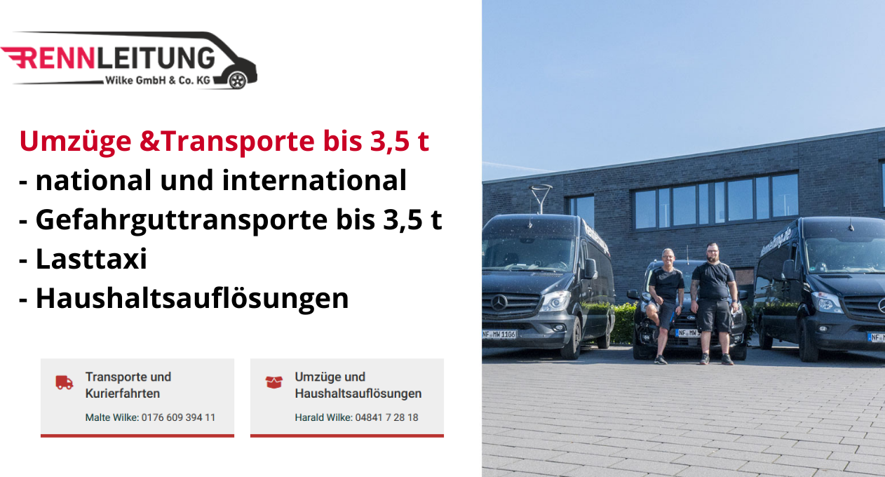 Rennleitung Umzüge Entrümpelung Husum