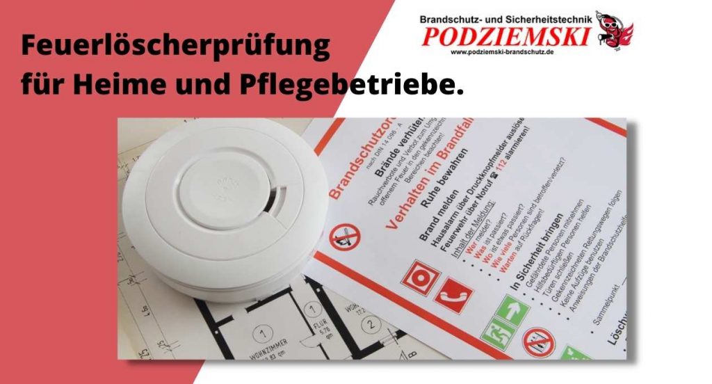 Feuerlöscherprüfungen für Pflegebetriebe Lübeck