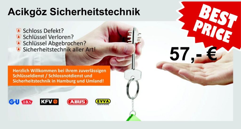 Schlüsseldienst Sicherheitstechnik Acikgöz Hamburg