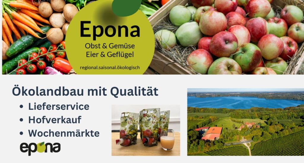 Epona Okölandbau für Obst und Gemüse mit Lieferdienst für Eutin